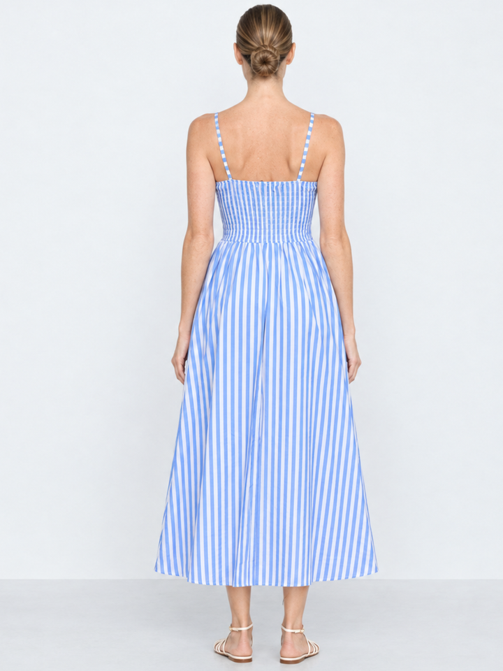 Carina Fit-and-Flare Cami Maxi Dress
