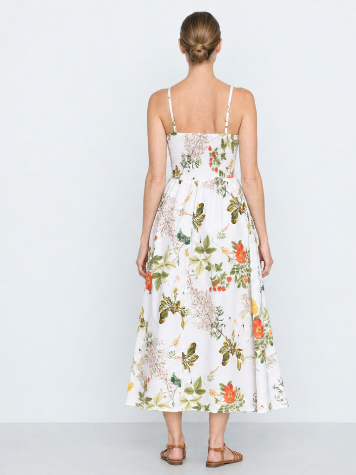 Carina Fit-and-Flare Cami Maxi Dress