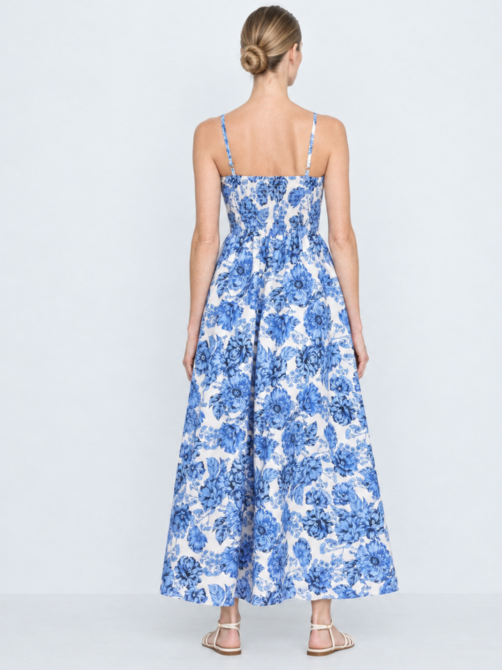 Carina Fit-and-Flare Cami Maxi Dress
