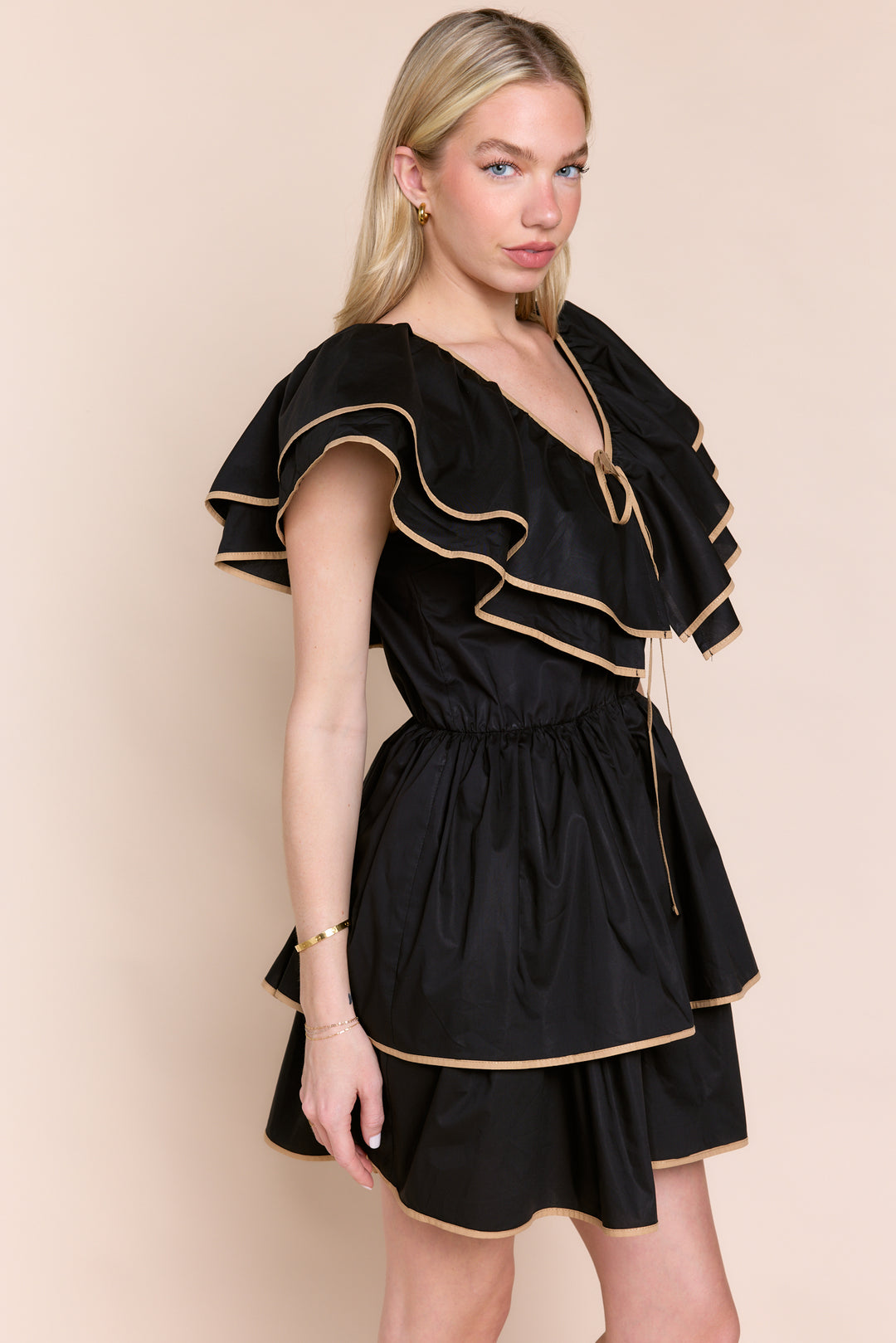 italian mini dress Italian Dreams Satin Sleeveless Mini Dress