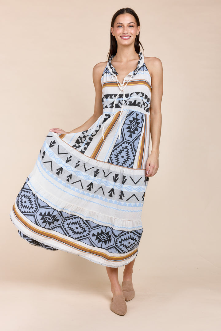 The Harim Sleeveless Maxi Tiered Dress