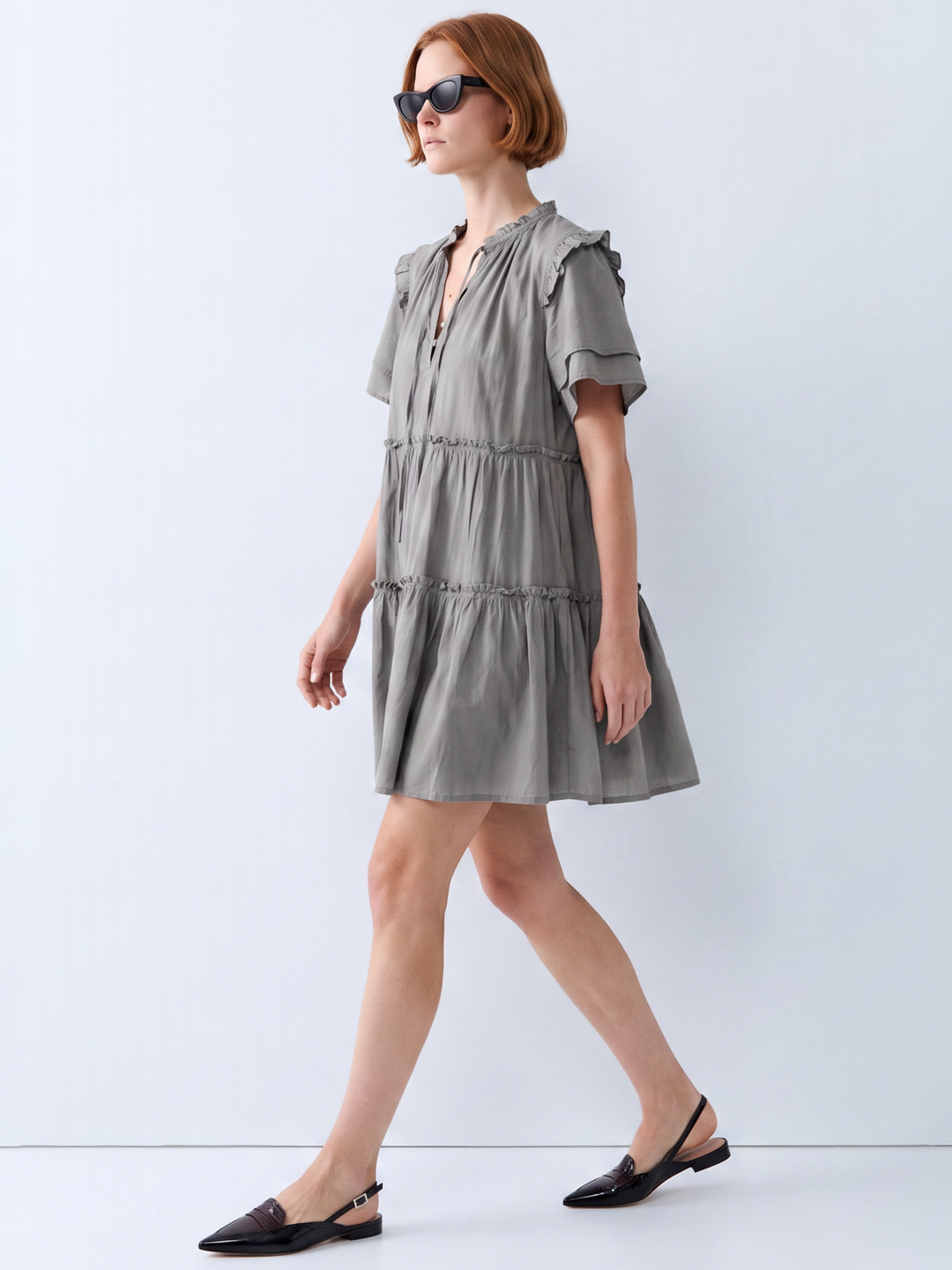 MADRID TIERED MINI DRESS