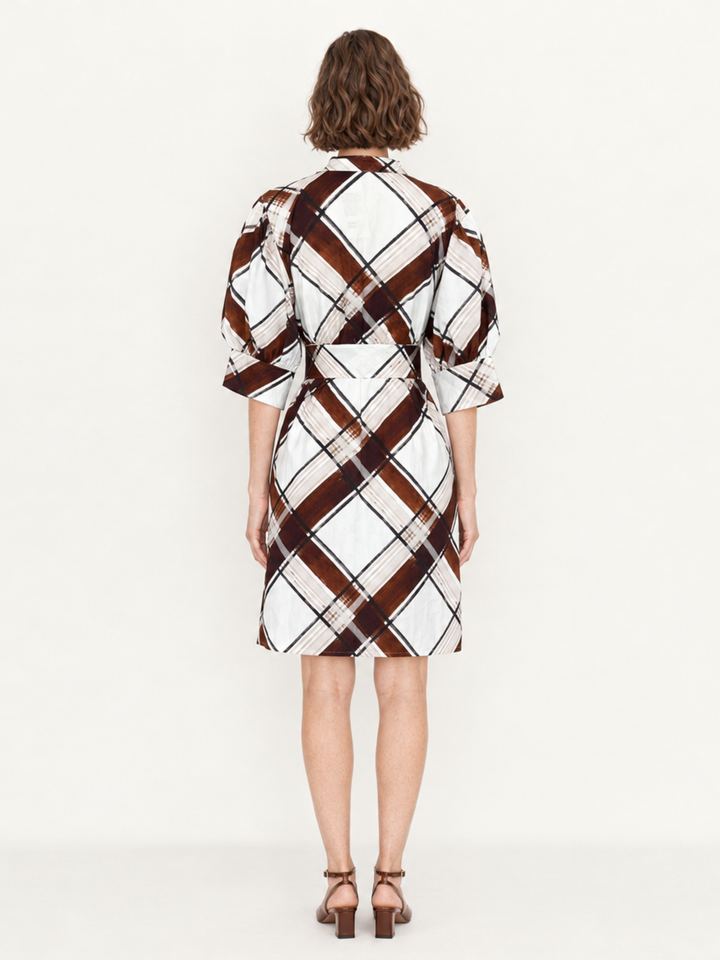 MASHA COTTON BELTED DRESS