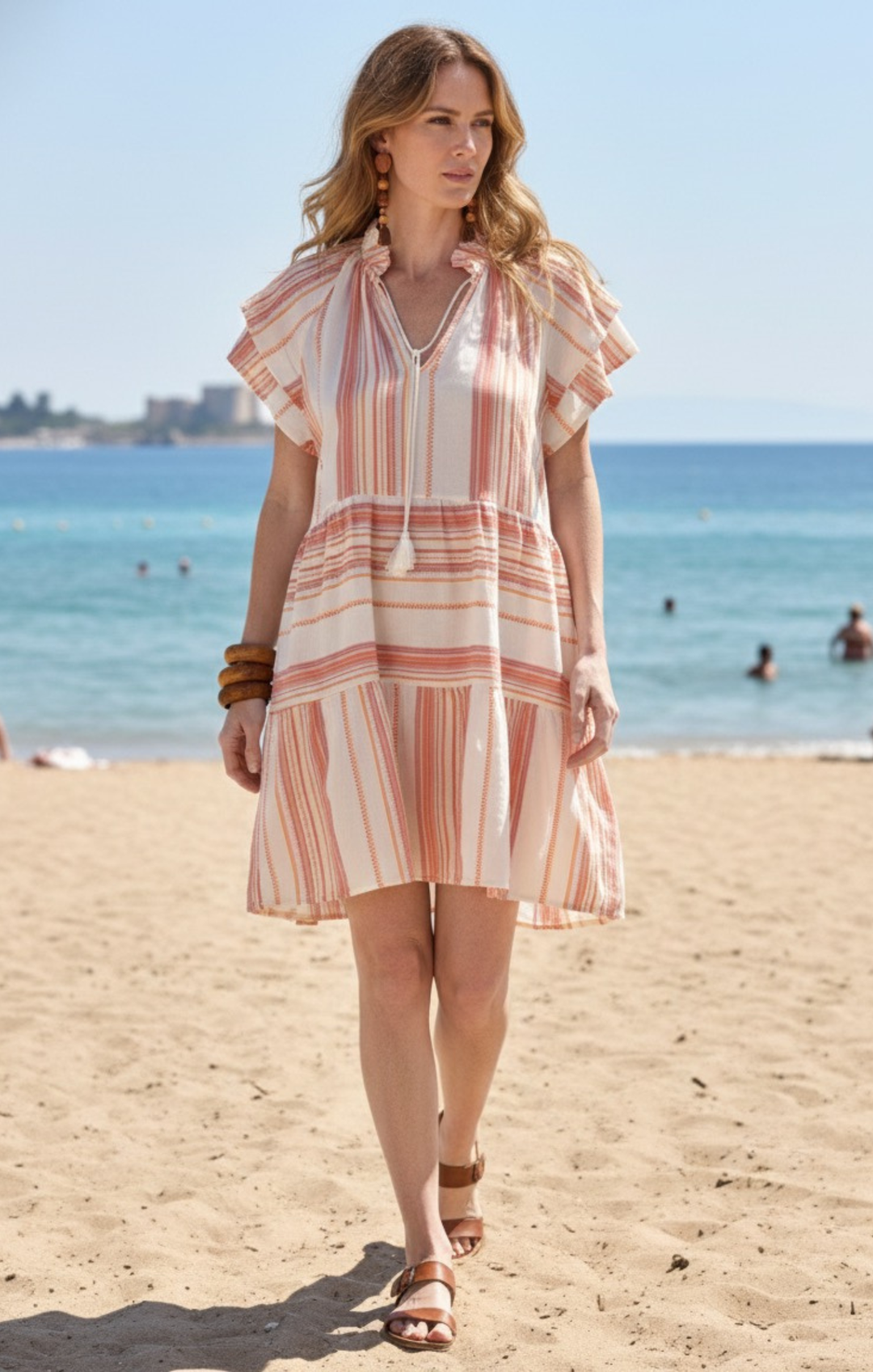 The Hansel Cotton Tiered Dress