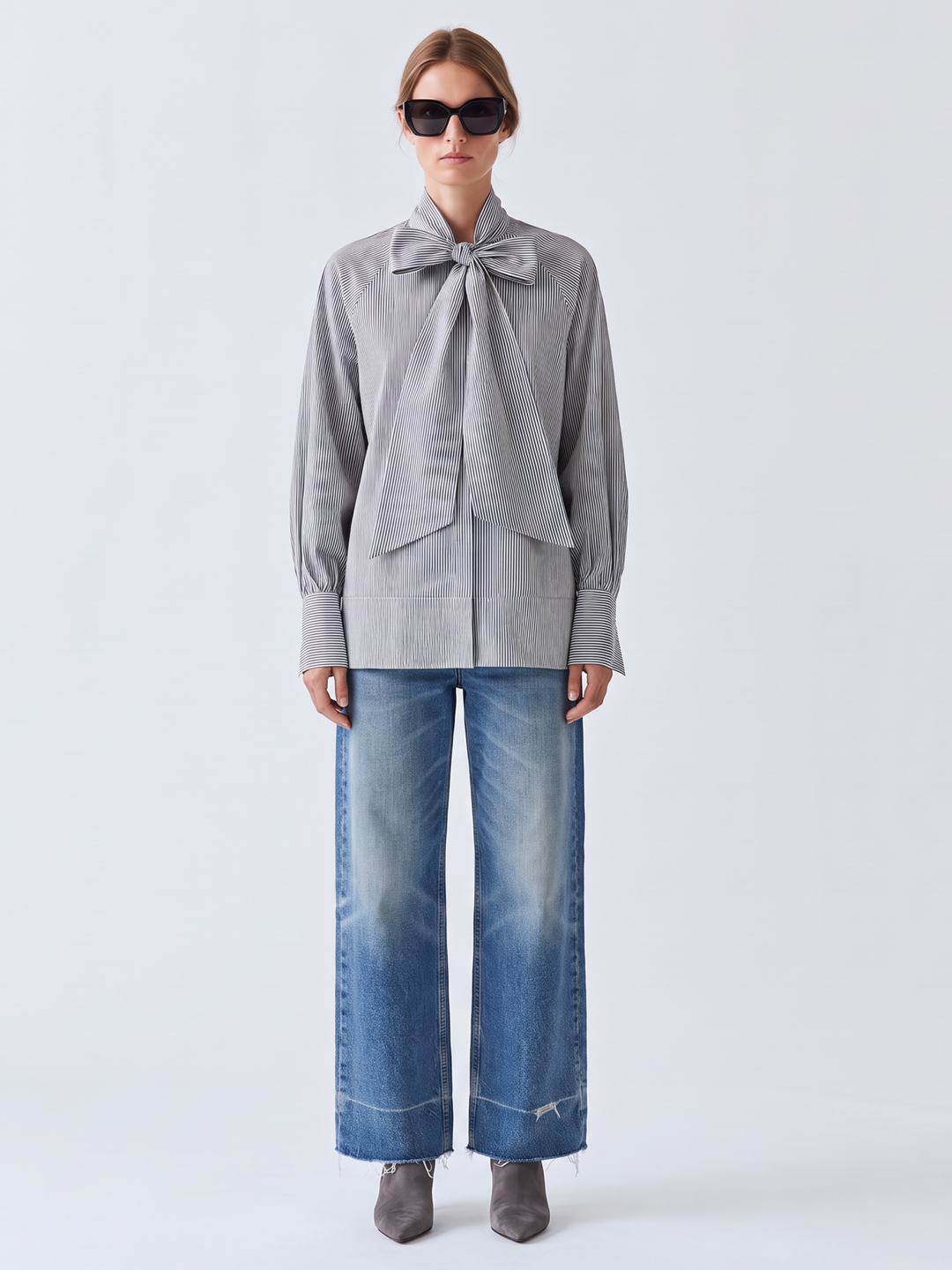 RAELYN BUTTON DOWN COTTON BLOUSE