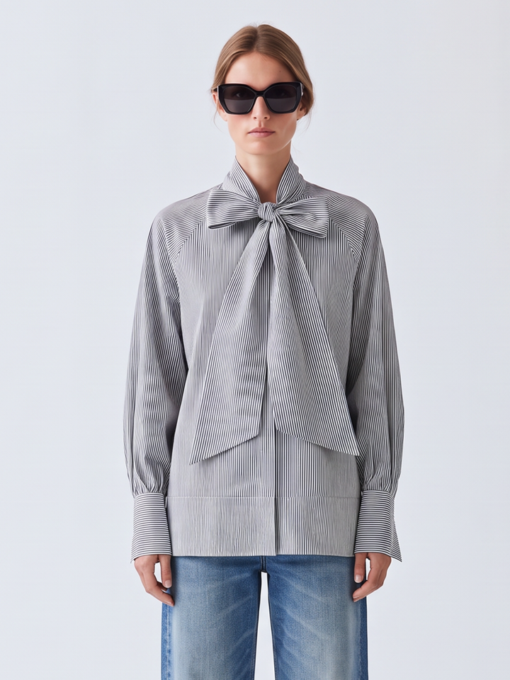 RAELYN BUTTON DOWN COTTON BLOUSE