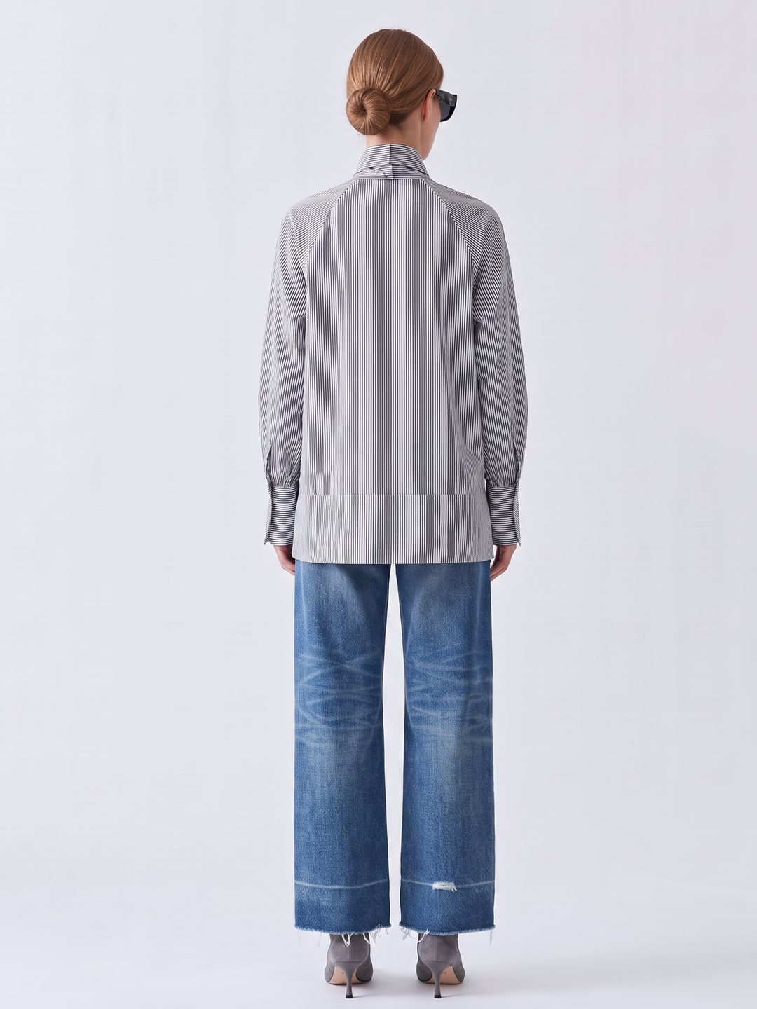 RAELYN BUTTON DOWN COTTON BLOUSE