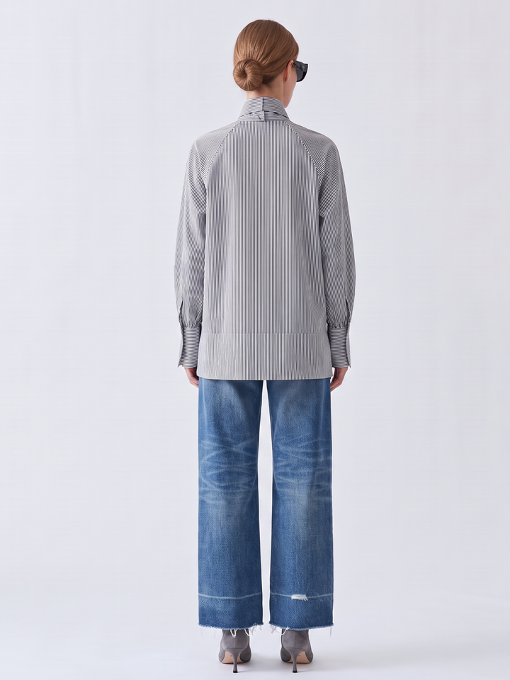 RAELYN BUTTON DOWN COTTON BLOUSE