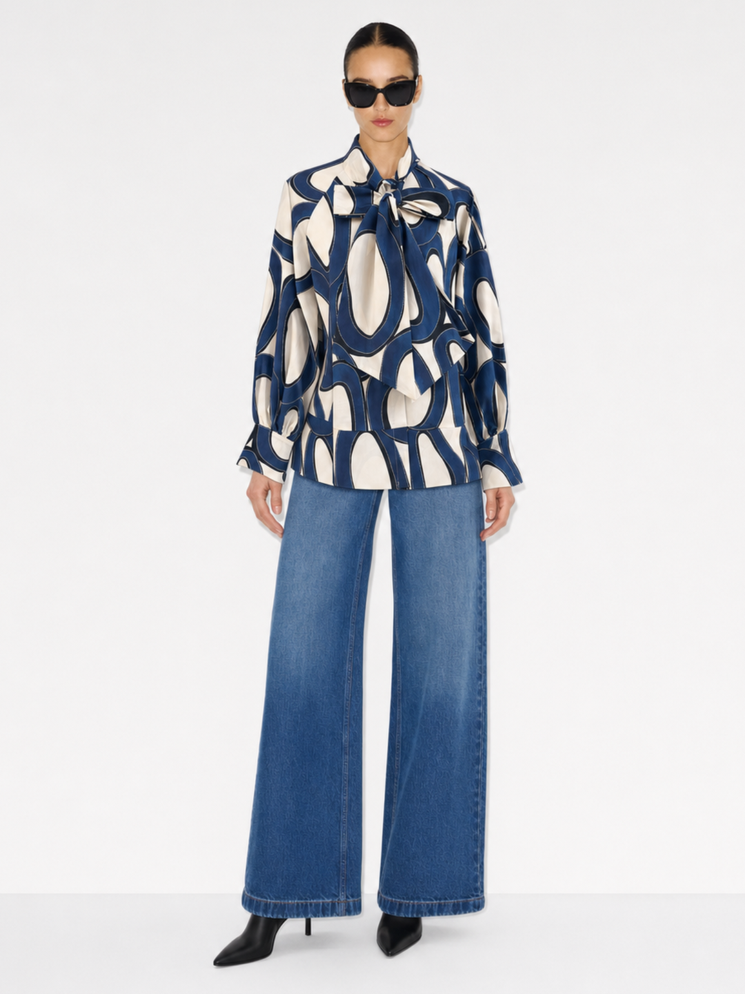 RAELYN BUTTON DOWN COTTON BLOUSE