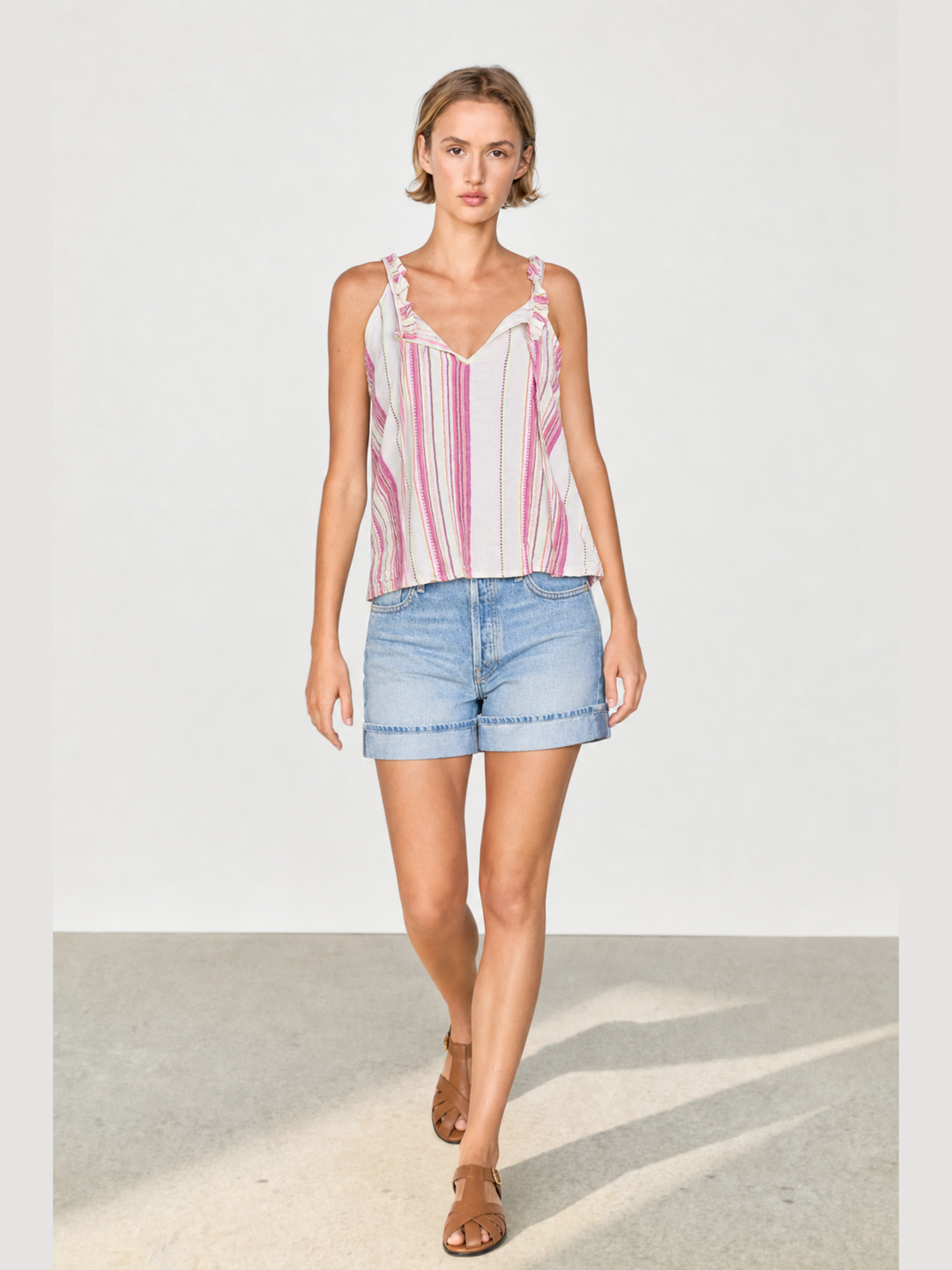 Rhoda Halter Tie-Neck Top