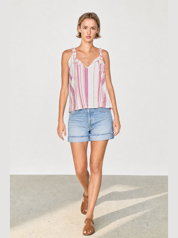 Rhoda Halter Tie-Neck Top
