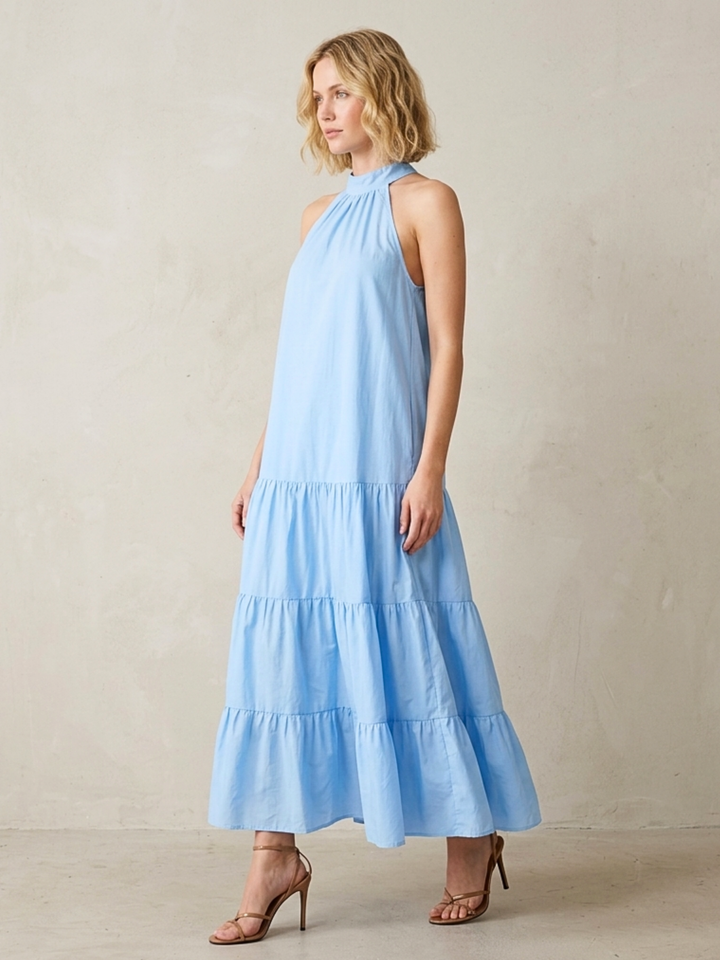 ROBERTA HALTER MAXI DRESS