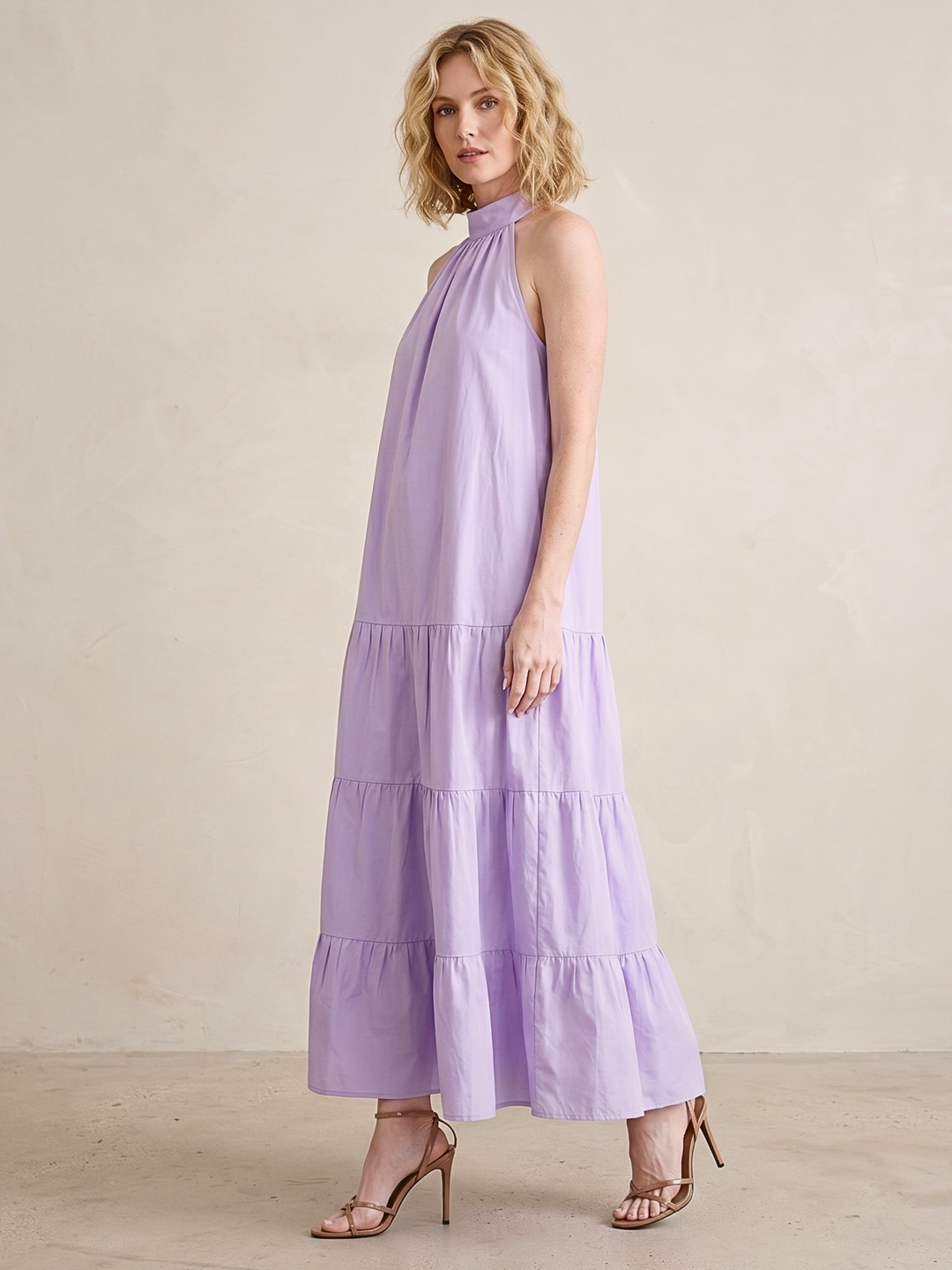 ROBERTA HALTER MAXI DRESS