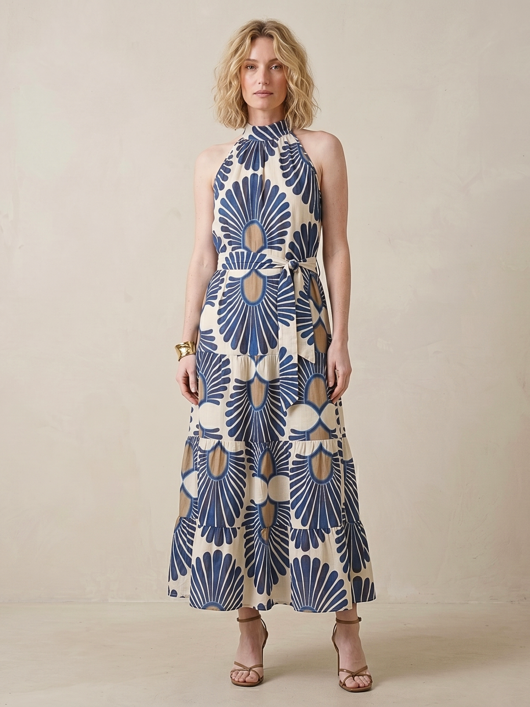 ROBERTA HALTER MAXI DRESS