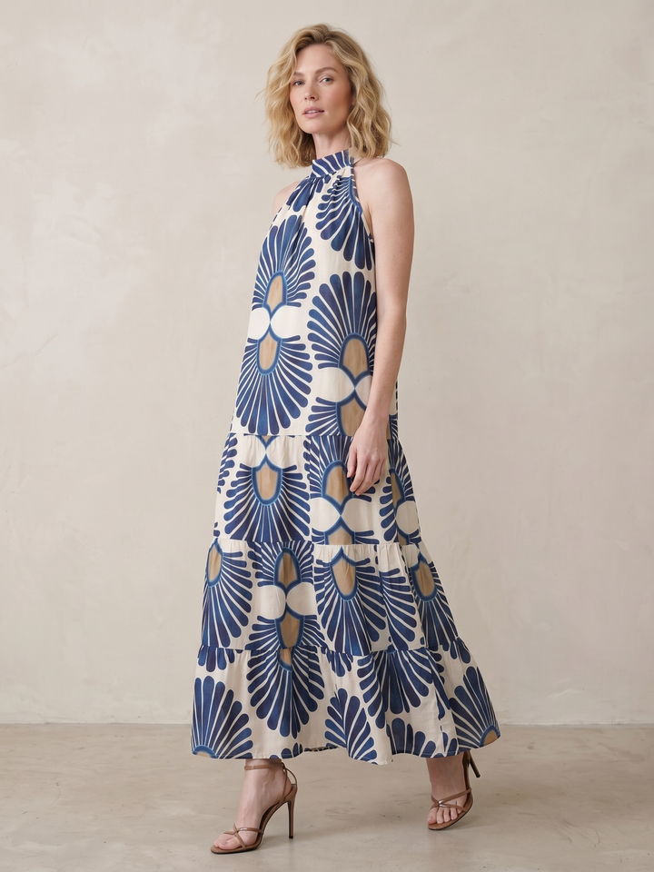 ROBERTA HALTER MAXI DRESS