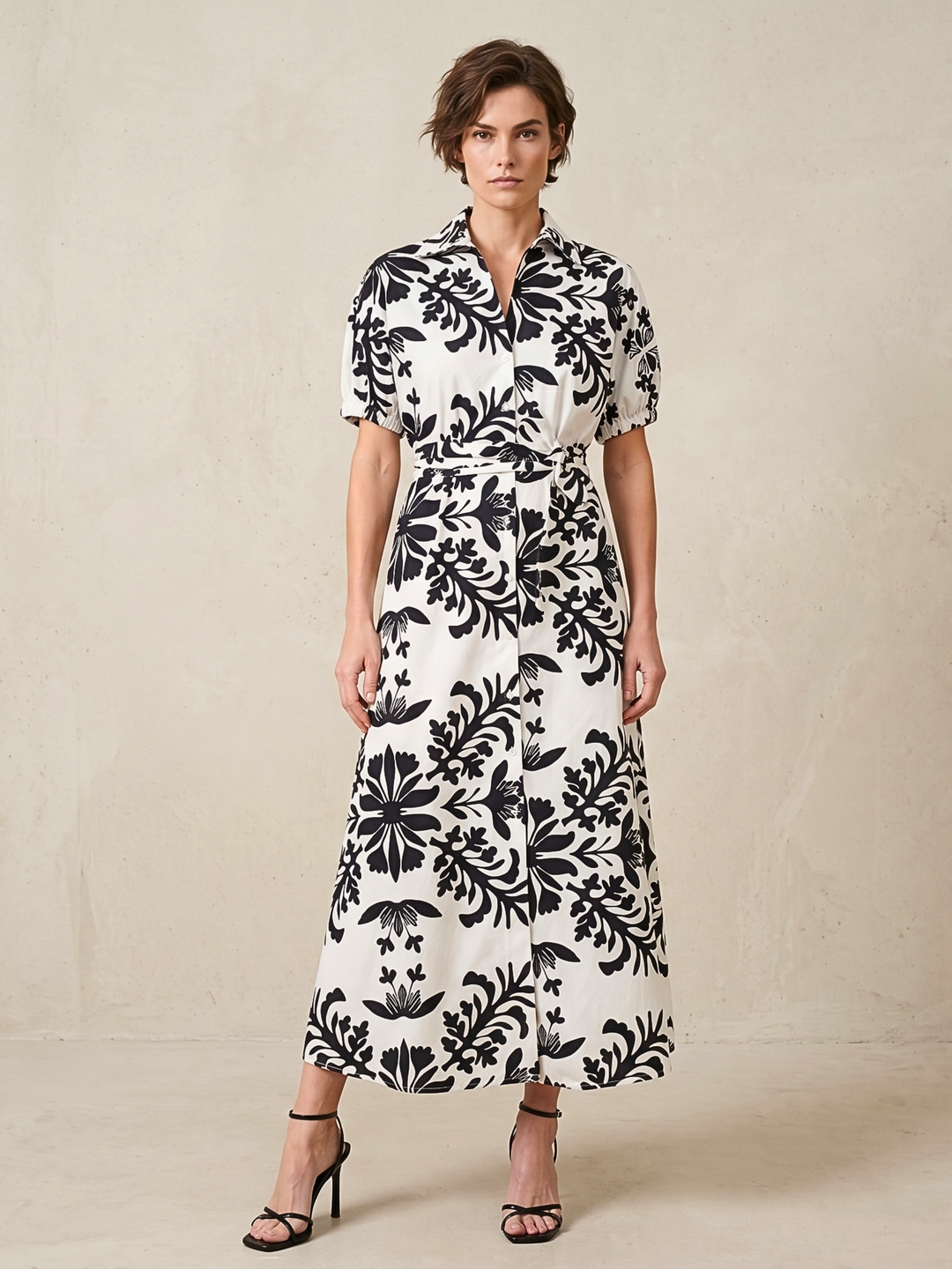 SAMARA COTTON POPLIN MAXI DRESS