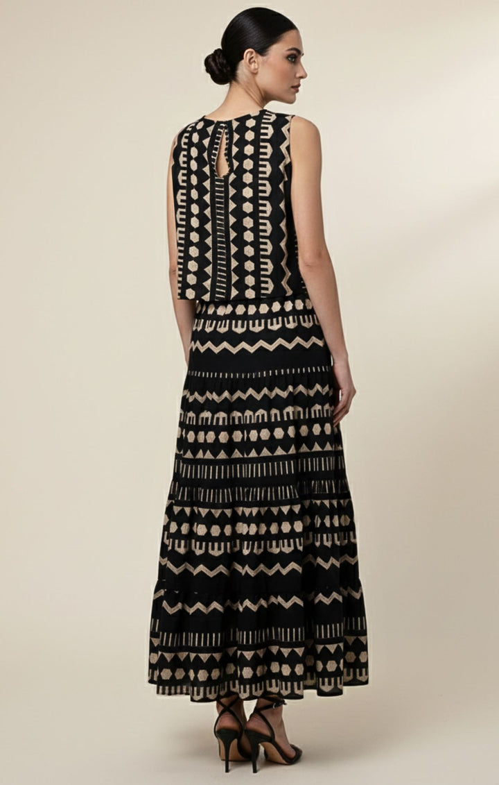 Agatha Italian Linen Cotton Blend Tank