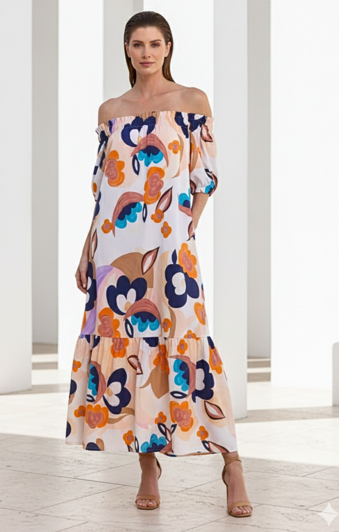 Aria Off-The-Shoulder Maxi Dress
