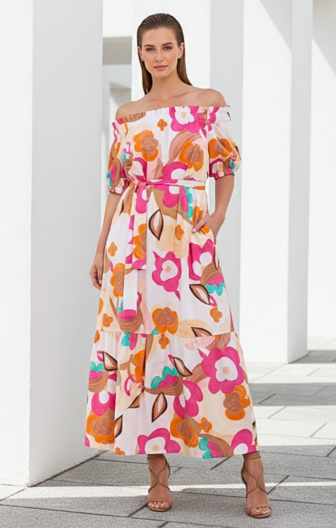 Aria Off-The-Shoulder Maxi Dress