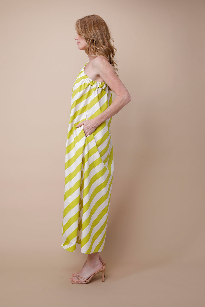 Blaire  One-Shoulder Maxi Dress - Summer Beach Goddess