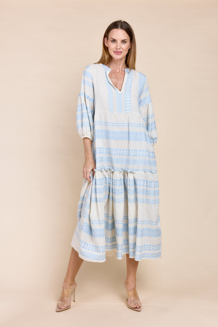 DONUSA BOHEMIAN MAXI DRESS