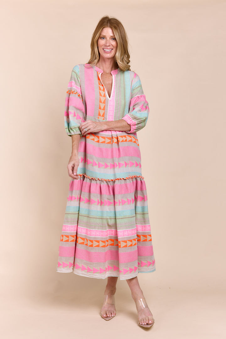 DONUSA BOHEMIAN MAXI DRESS