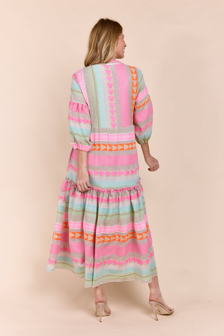 DONUSA BOHEMIAN MAXI DRESS
