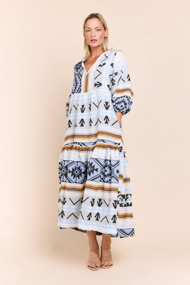 DONUSA BOHEMIAN MAXI DRESS