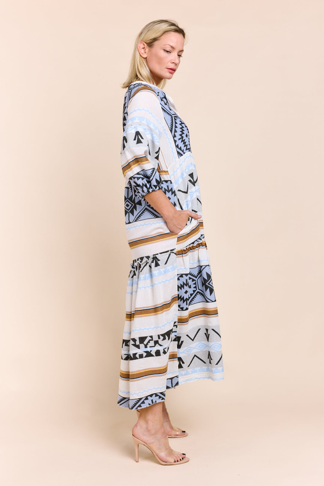 DONUSA BOHEMIAN MAXI DRESS