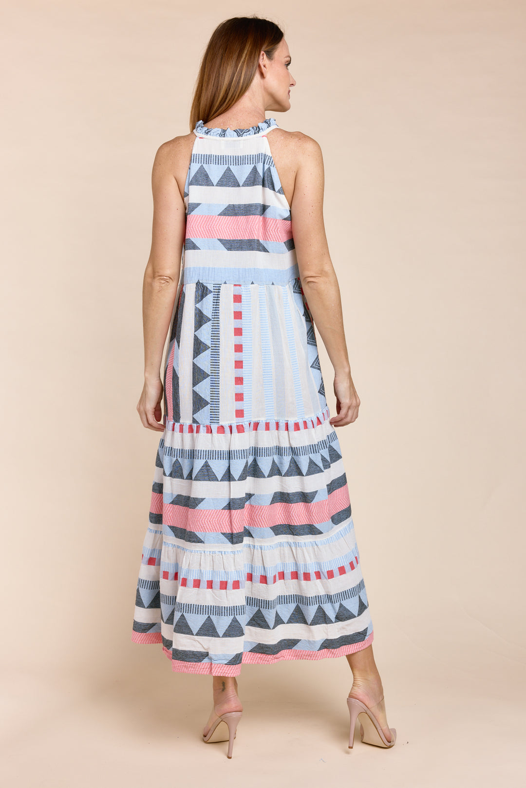 The Harim Sleeveless Maxi Tiered Dress