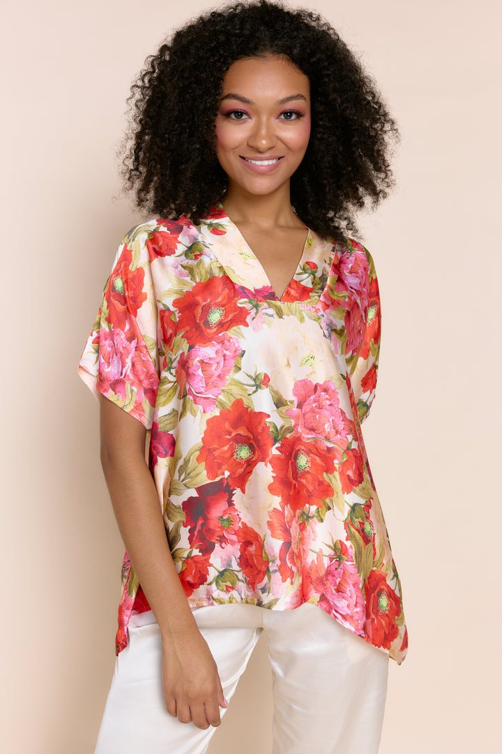 Inez V-Neck Dolman Top