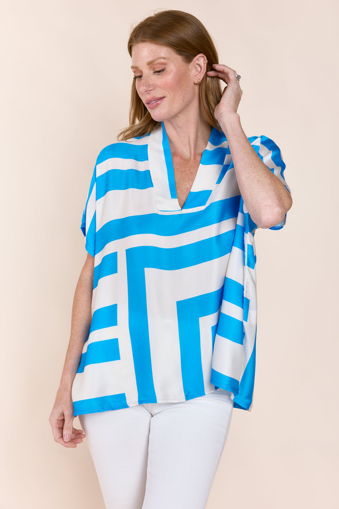 Inez V-Neck Dolman Top