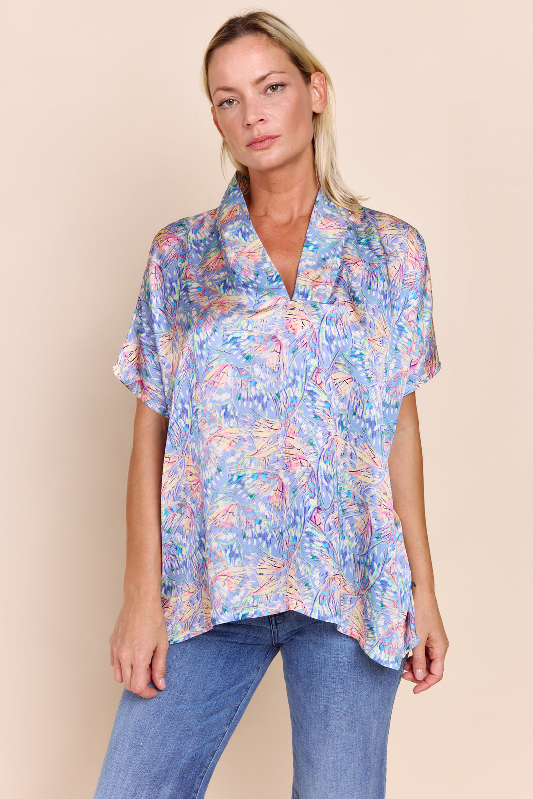Inez V-Neck Dolman Top