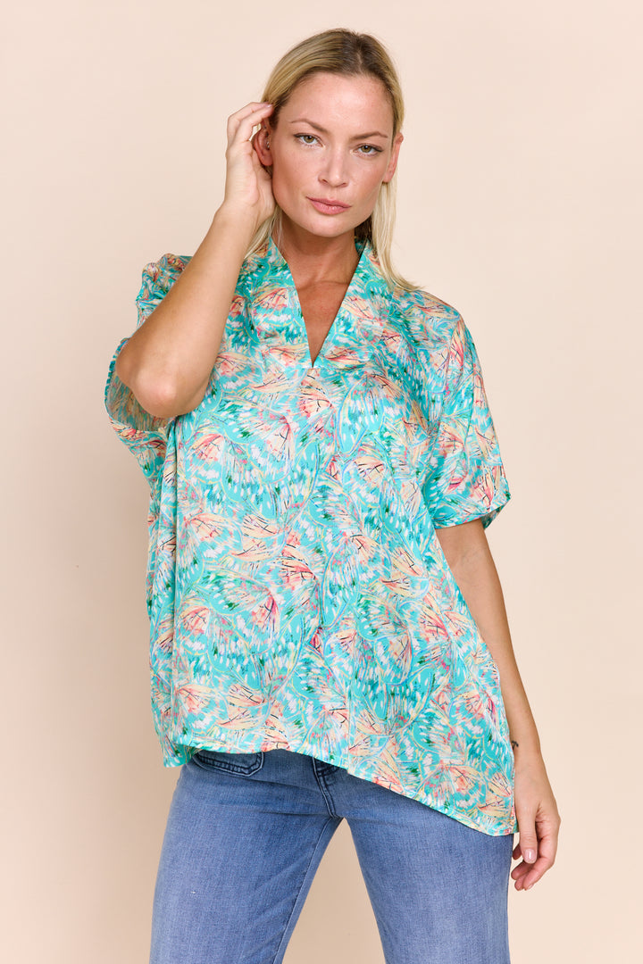 Inez V-Neck Dolman Top