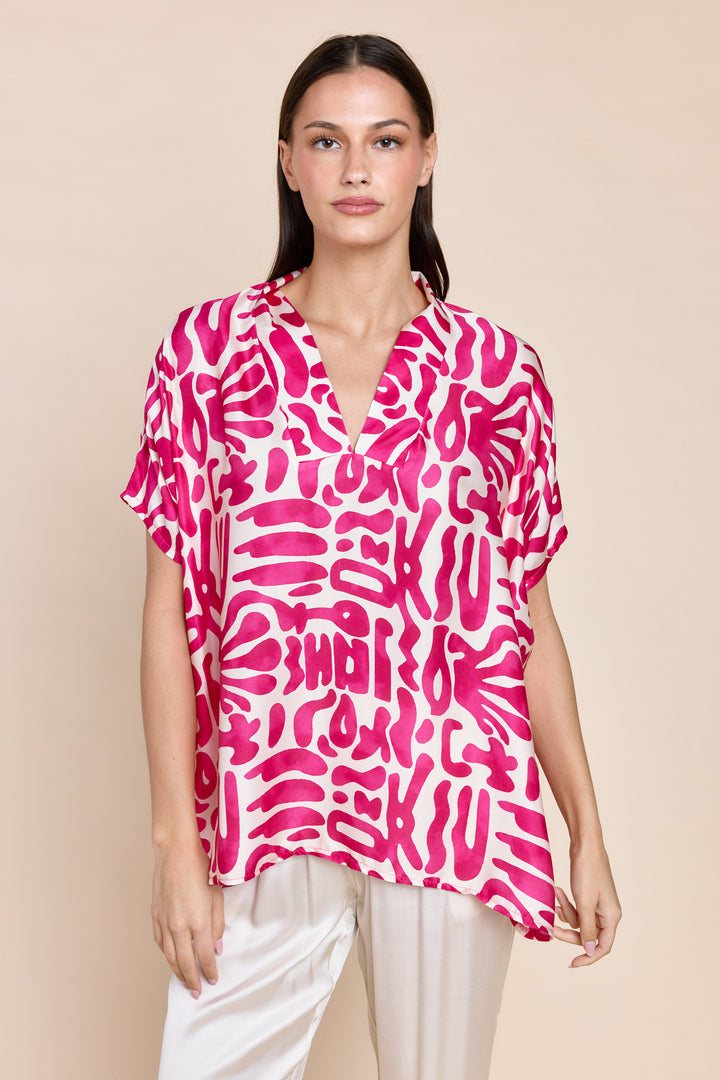 Inez V-Neck Dolman Top