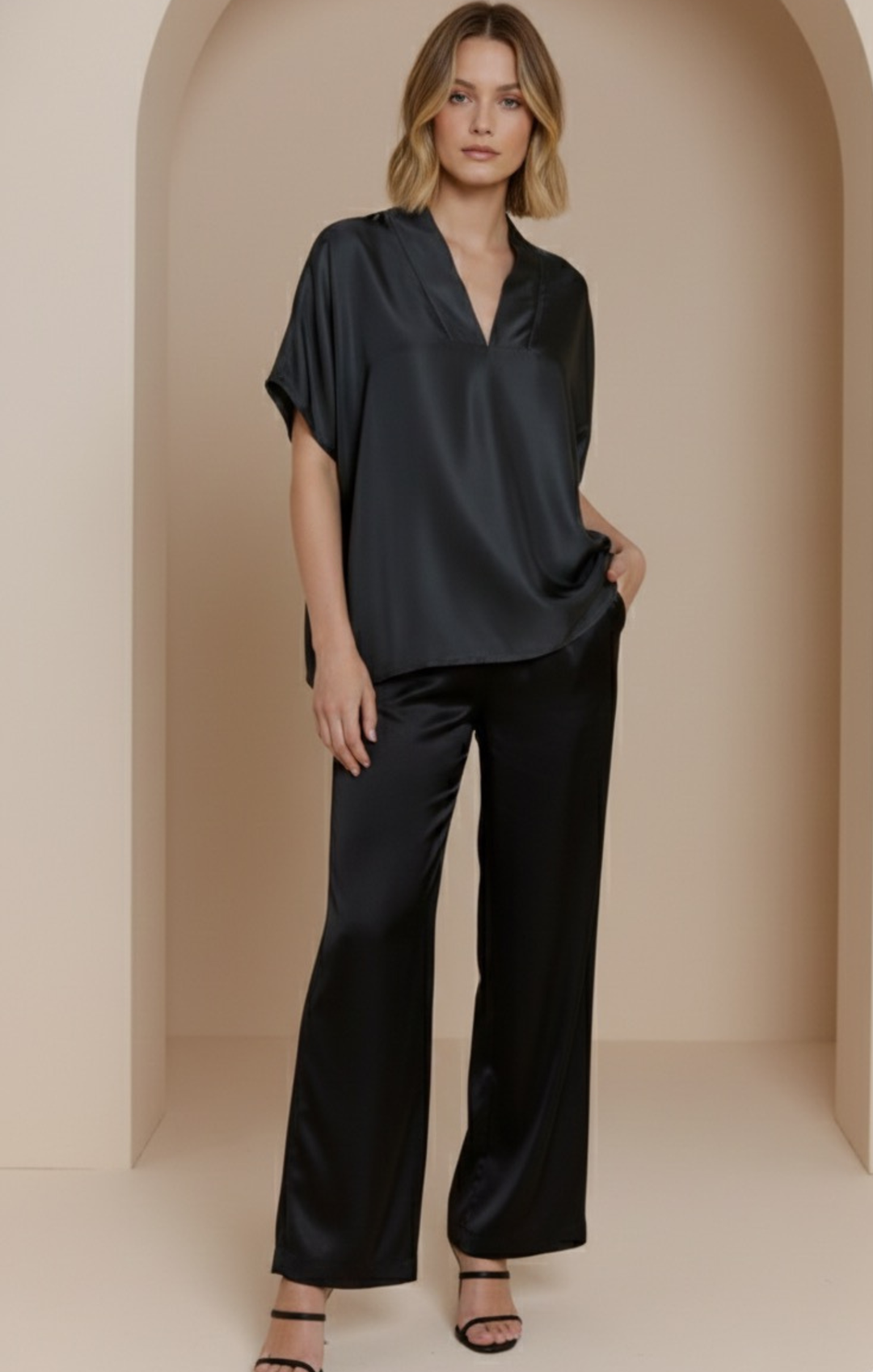 Inez V-Neck Dolman Top