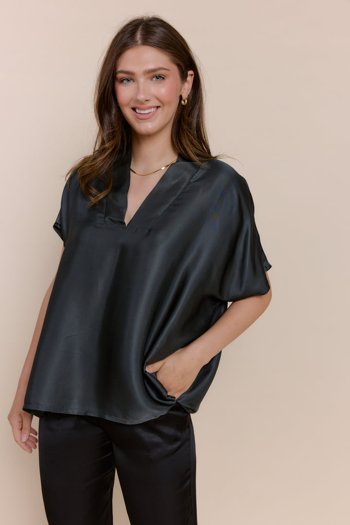 Inez V-Neck Dolman Top