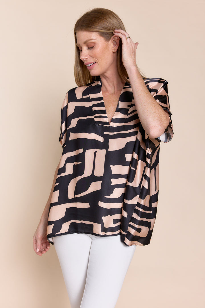 Inez V-Neck Dolman Top