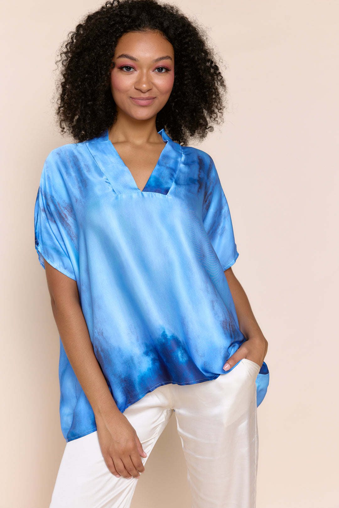 Inez V-Neck Dolman Top