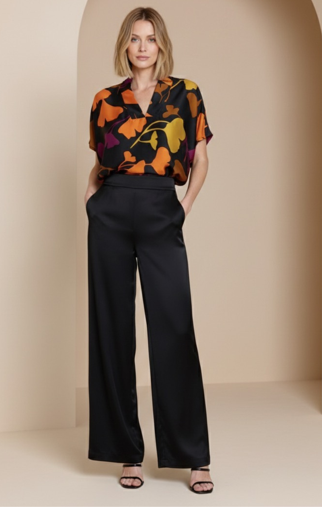 Inez V-Neck Dolman Top