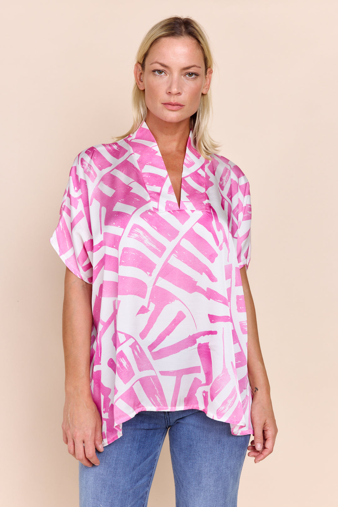 Inez V-Neck Dolman Top