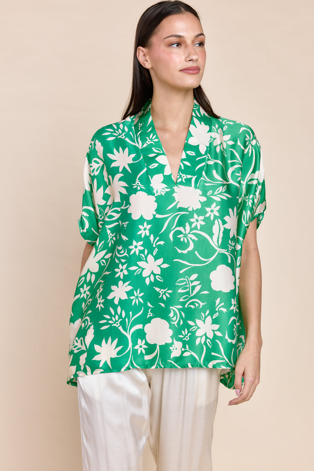 Inez V-Neck Dolman Top