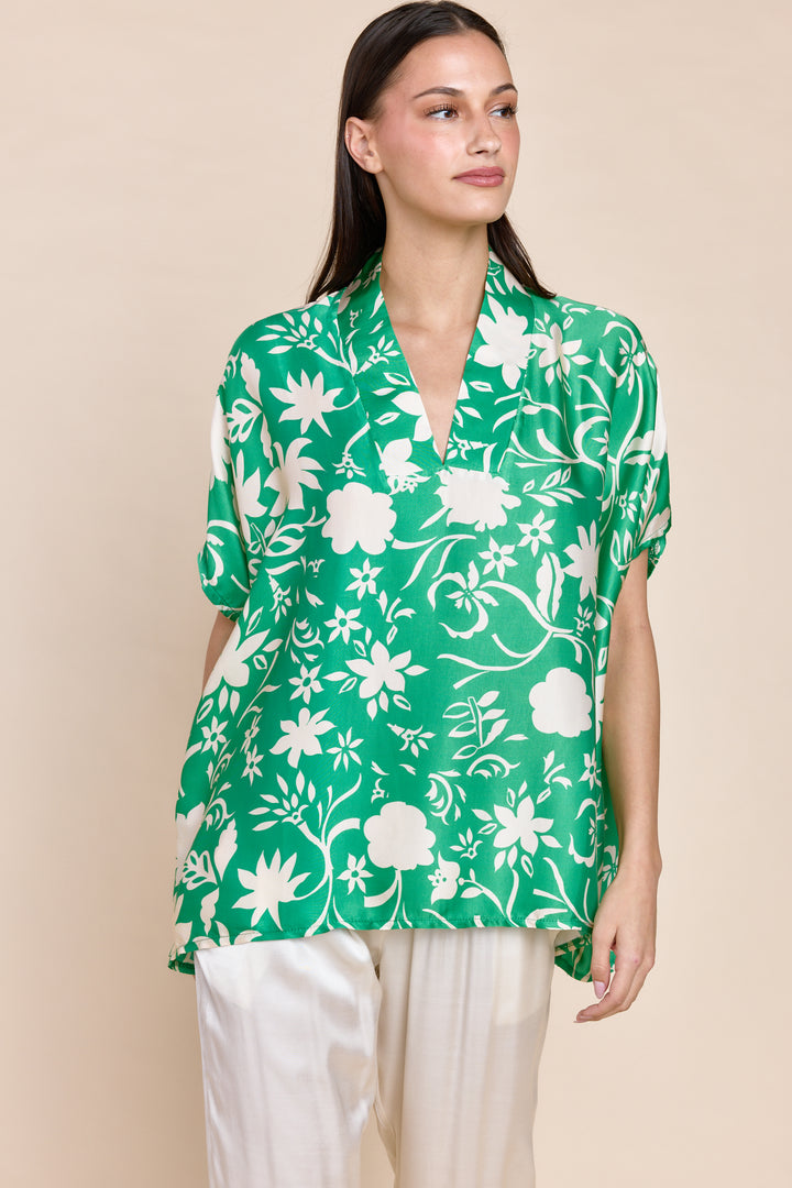 Inez V-Neck Dolman Top