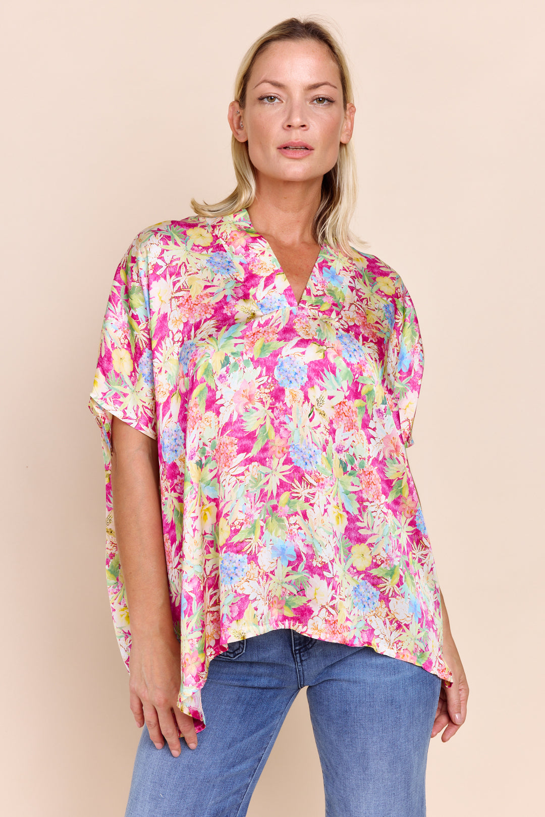 Inez V-Neck Dolman Top