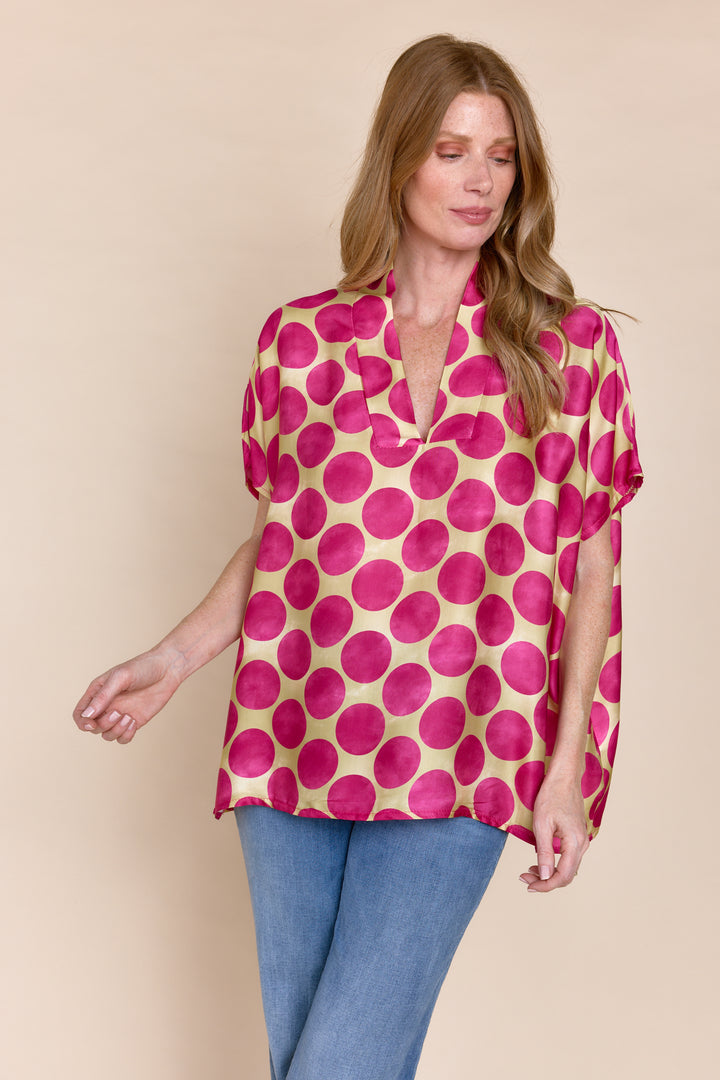 Inez V-Neck Dolman Top