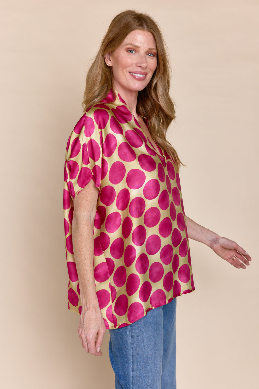 Inez V-Neck Dolman Top
