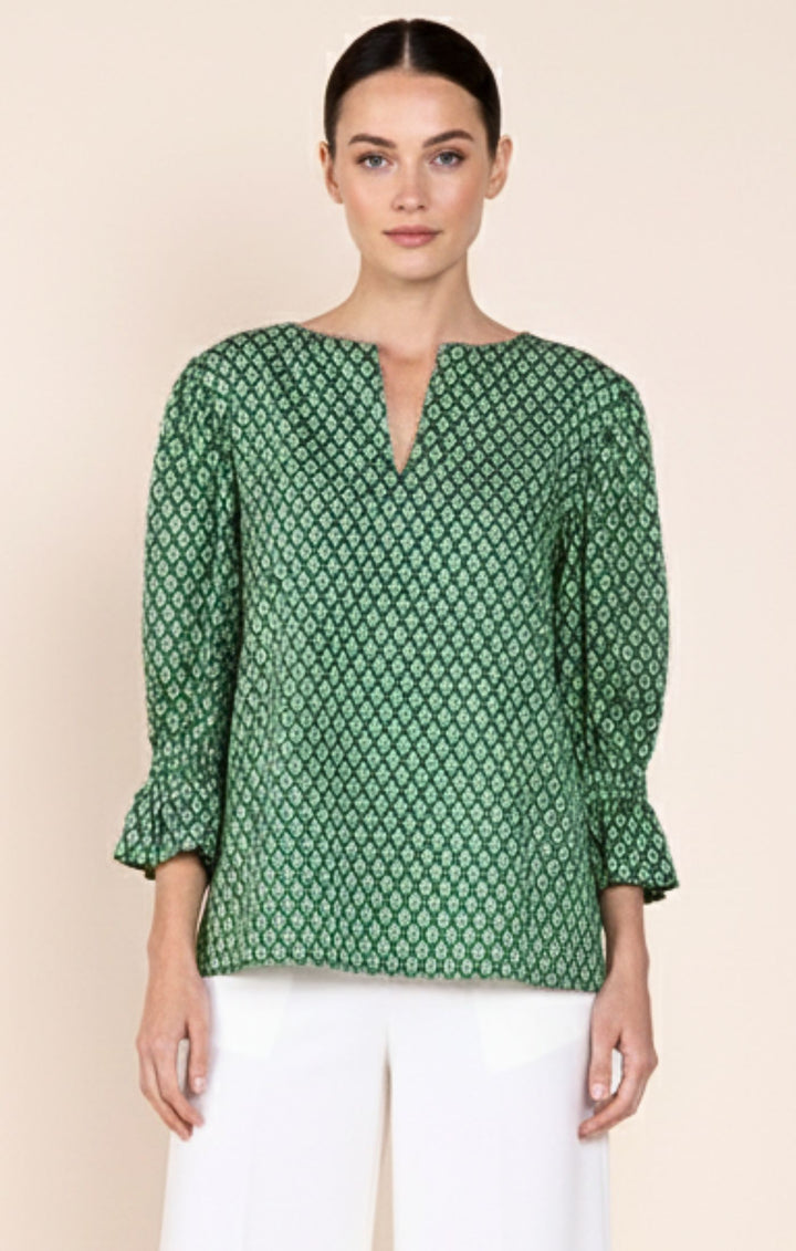 Josie Radiant  Puff-Sleeve Tunic