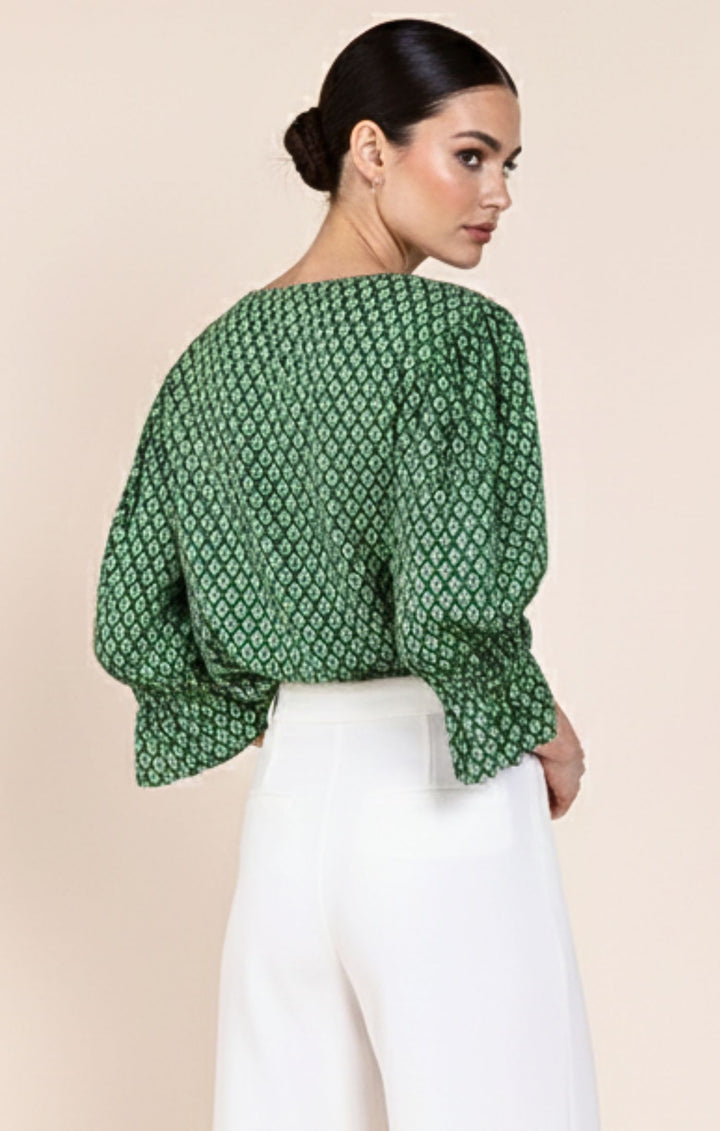 Josie Radiant  Puff-Sleeve Tunic