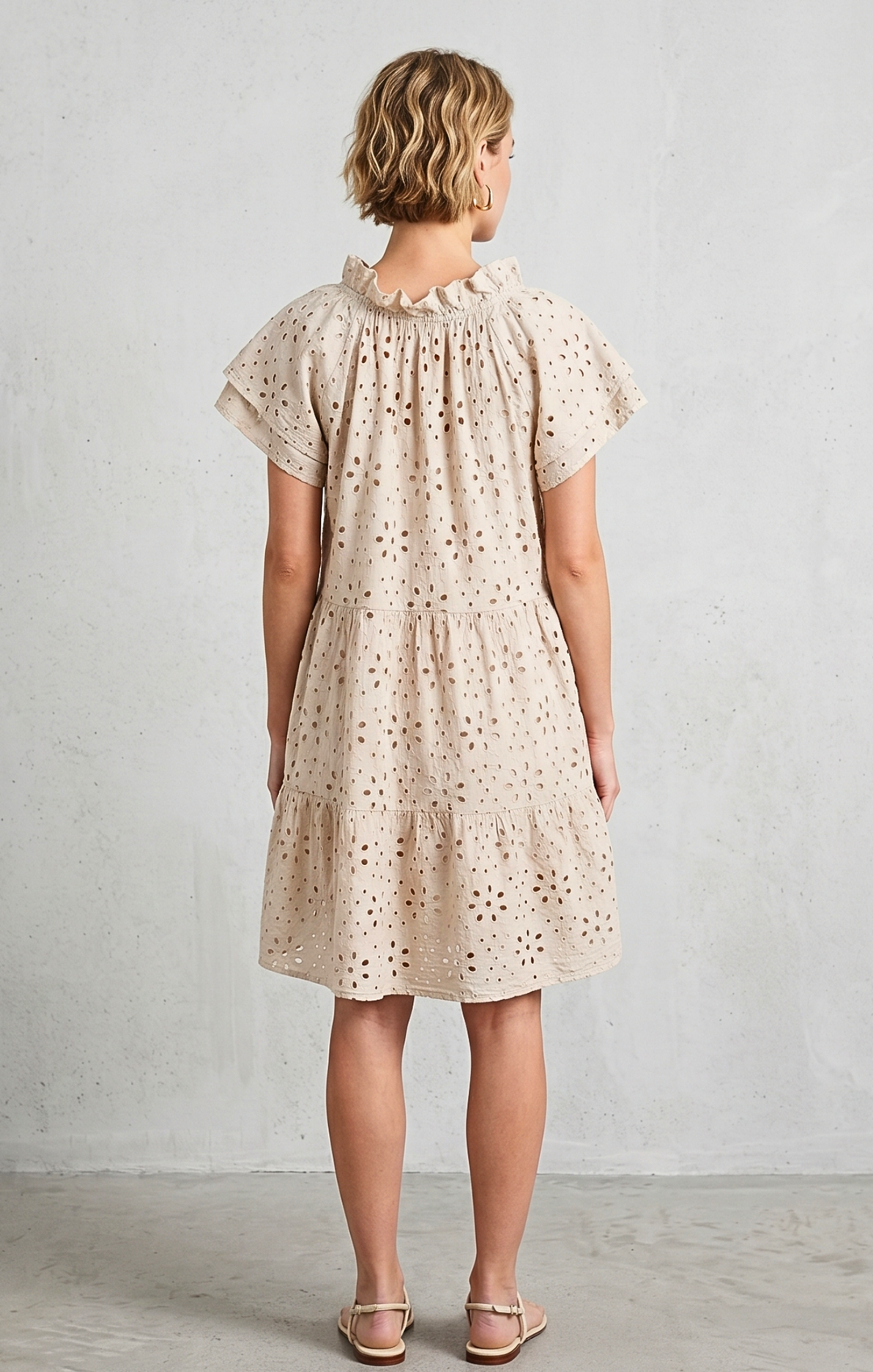 JULIA MINI EYELET DRESS