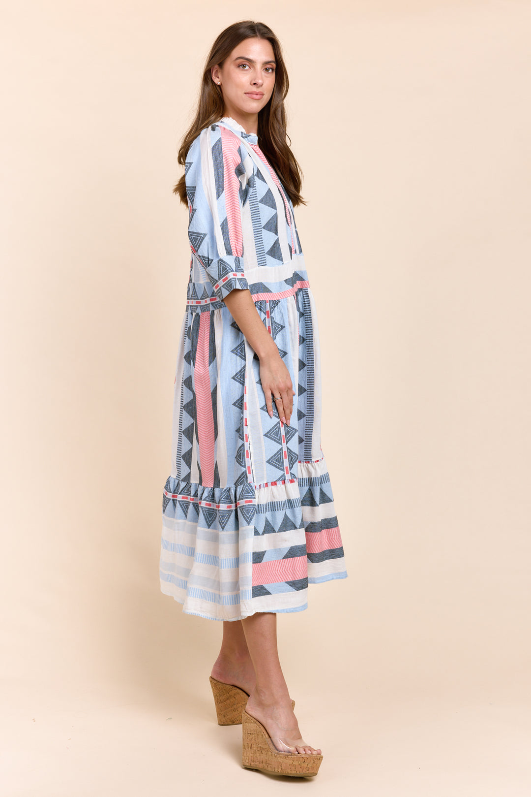 Rioja Bohemian Beach Midi  Dress